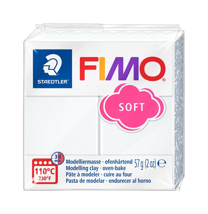 Polymérová hmota FIMO Soft 57 g – Biela