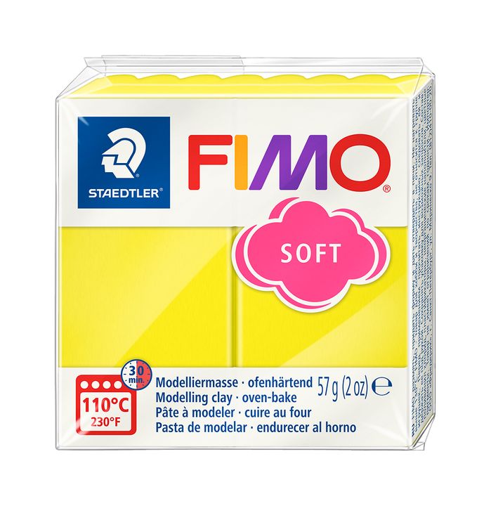 Polymérová hmota FIMO Soft 57 g – Citrónová