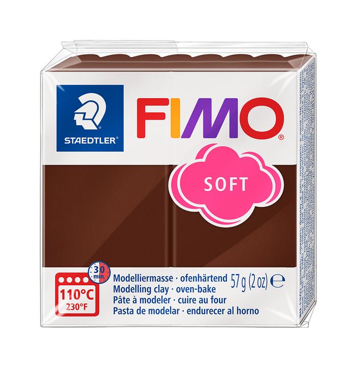 FIMO Soft Modelliermasse 57 g – Schokolade