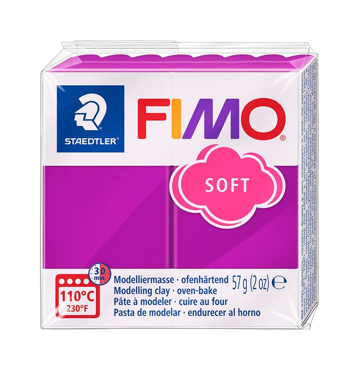 FIMO Soft Modelliermasse 57 g – Violett