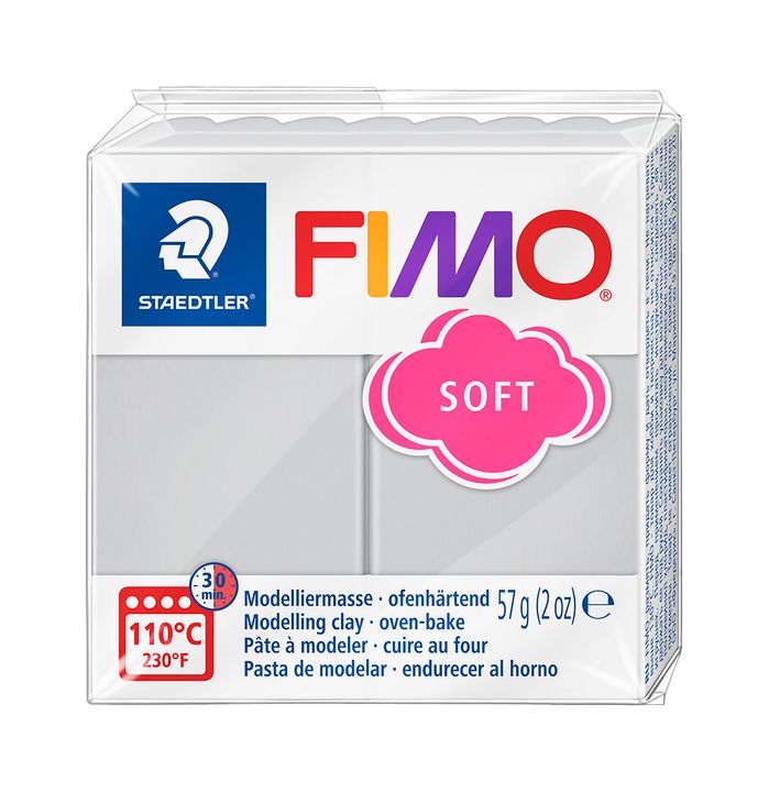 FIMO Soft Modelliermasse 57 g – Delfingrau