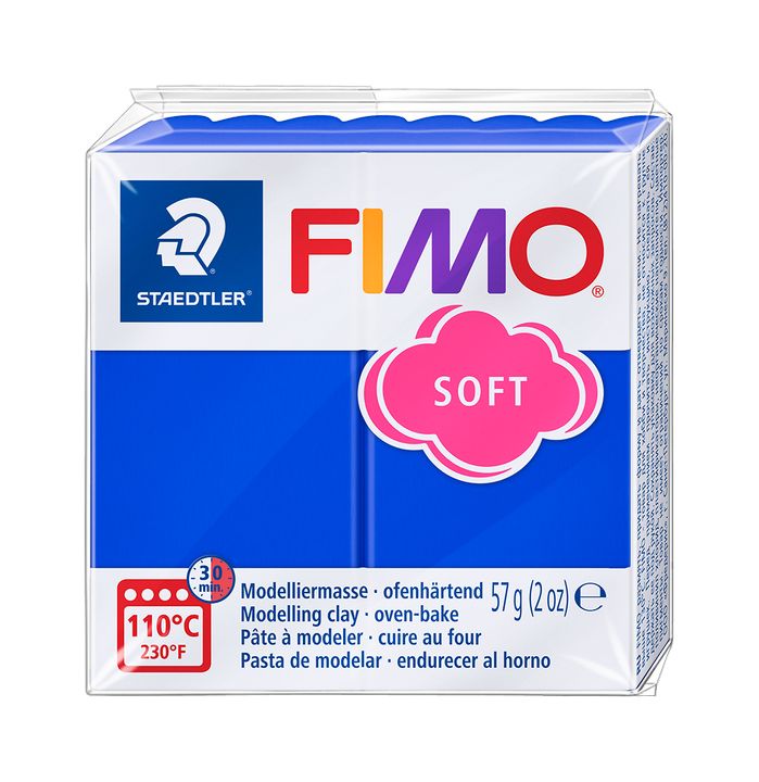 Polymérová hmota FIMO Soft 57 g – Žiarivá modrá