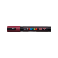 Posca popisovač PC-5M, 1,8 - 2,5 mm, bordó (60)