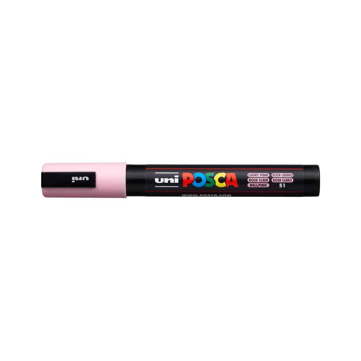 Posca popisovač PC-5M, 1,8 - 2,5 mm, svetloružová (51)