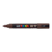 Posca popisovač PC-5M, 1,8 – 2,5 mm, tmavohnedá (22)