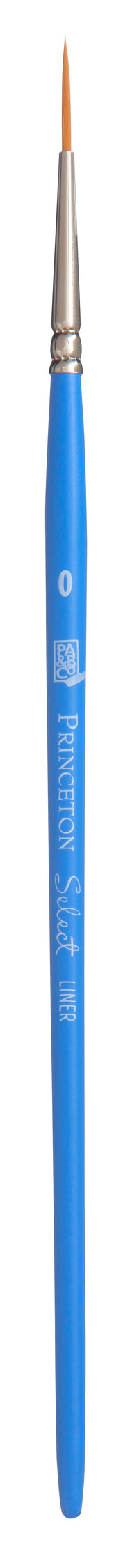 Štetec liner PRINCETON Select syntetický s krátkou rúčkou – 0