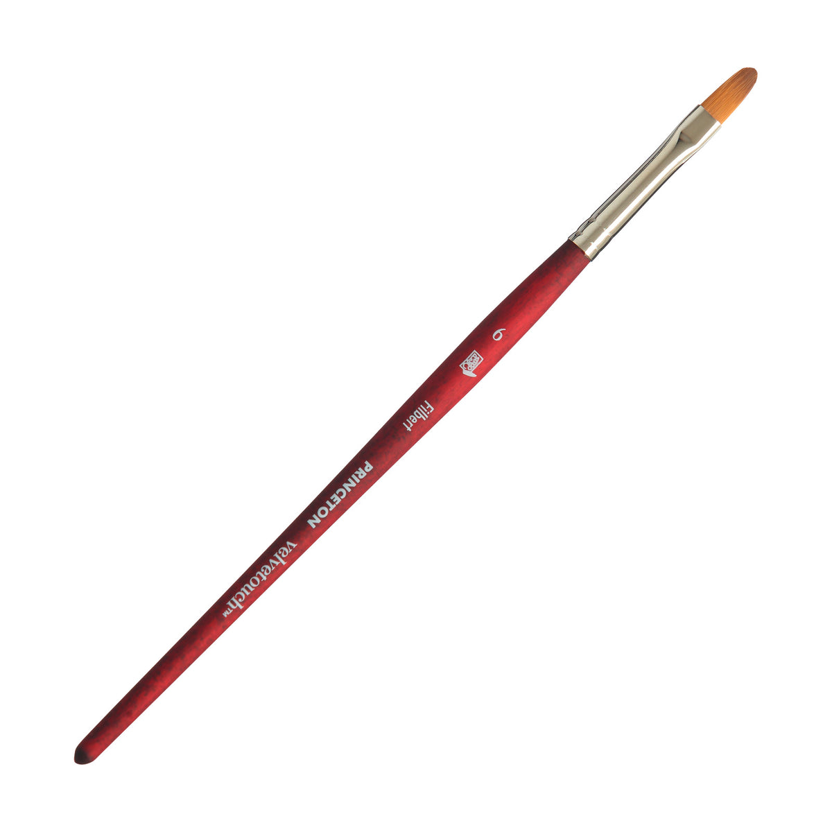 Univerzálny štetec PRINCETON Velvetouch Filbert s krátkou rúčkou – 6