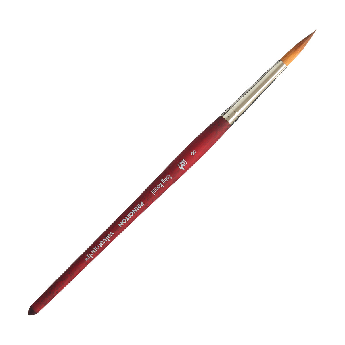 PRINCETON Velvetouch univerzálny okrúhly štetec Long Round s krátkou rúčkou – 8