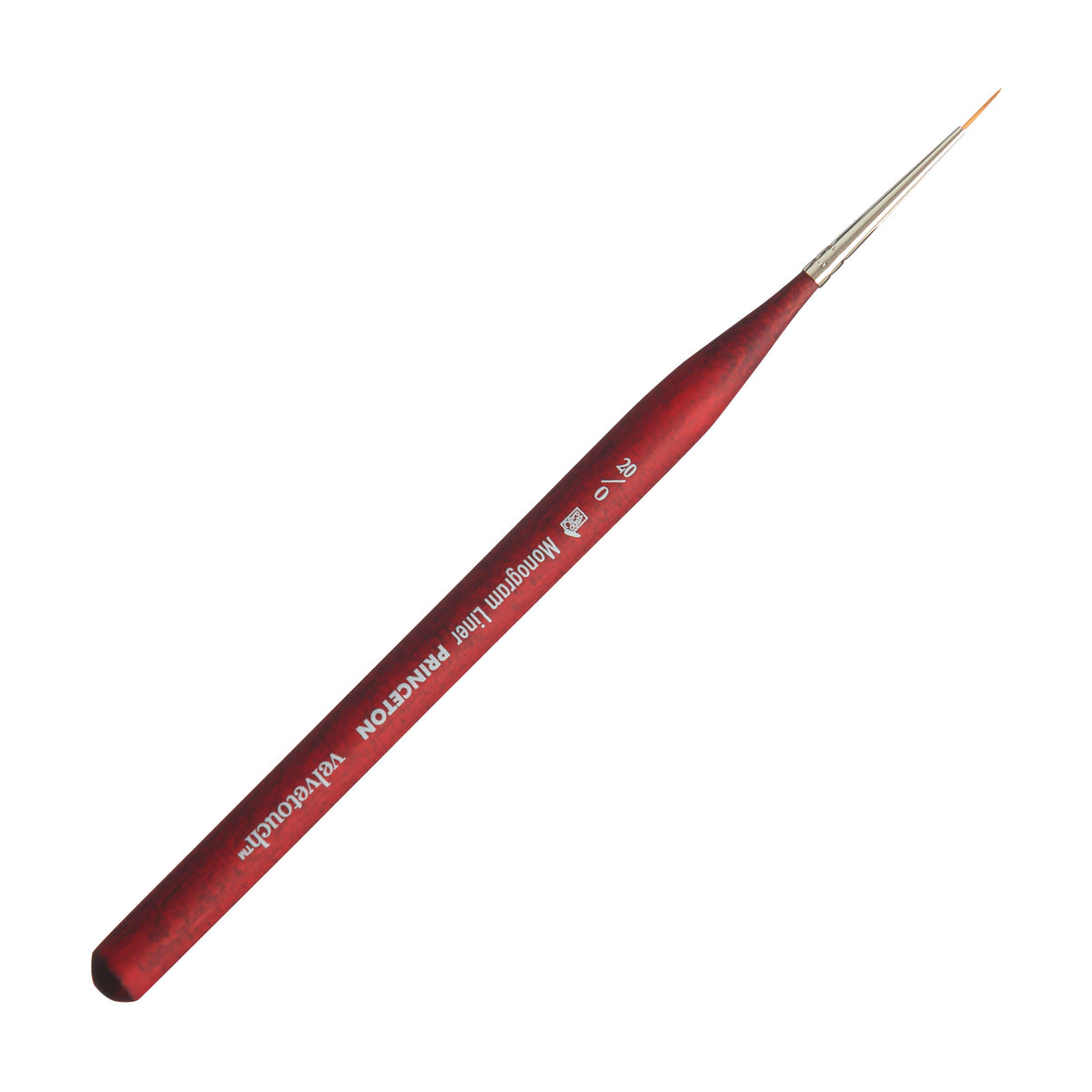 Univerzálny syntetický štetec PRINCETON Velvetouch Monogram Liner veľkosť 20/0