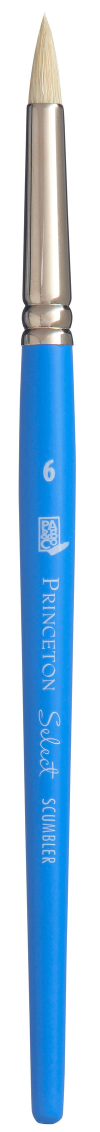 Guľatý umelecký štetec PRINCETON Select Round Scumbler s prírodnými štetinami – 6