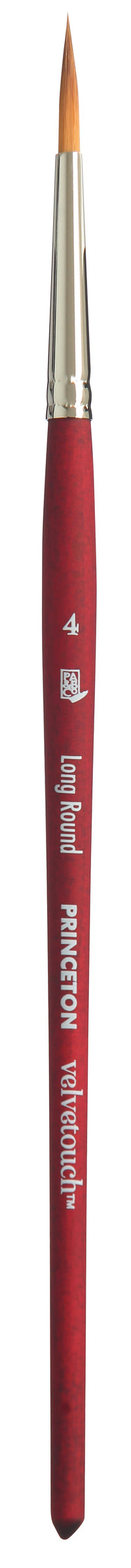 PRINCETON Velvetouch univerzálny okrúhly štetec Long Round s krátkou rúčkou – 4