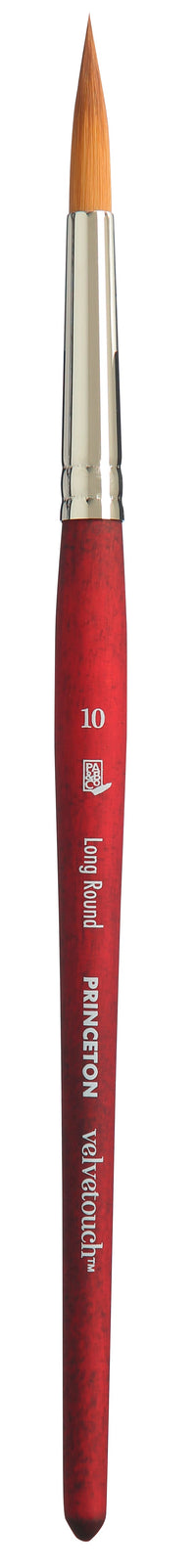 PRINCETON Velvetouch univerzálny okrúhly štetec Long Round s krátkou rúčkou – 10
