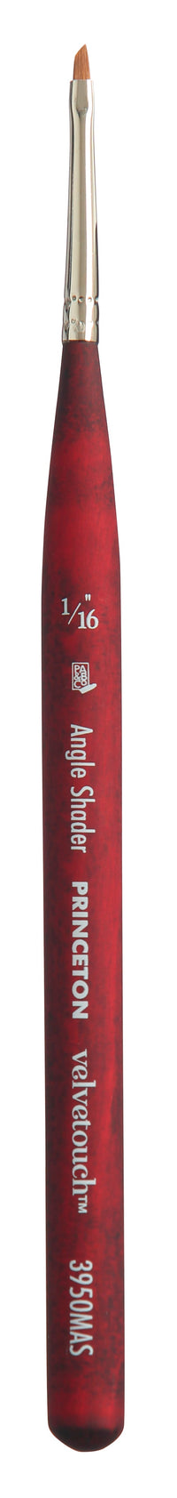 Šikmý štetec PRINCETON Velvetouch Angle Shader mini 2 mm