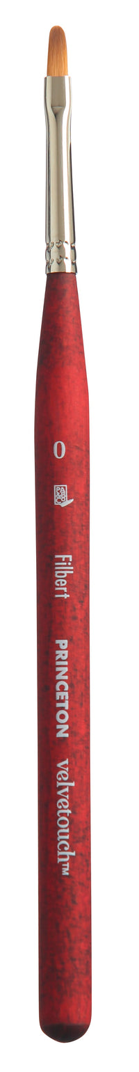 Univerzálny štetec PRINCETON Velvetouch Filbert mini veľkosť 0