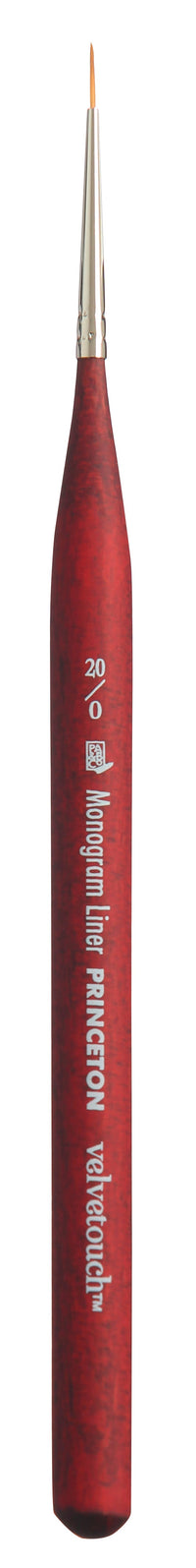 Univerzálny syntetický štetec PRINCETON Velvetouch Monogram Liner veľkosť 20/0
