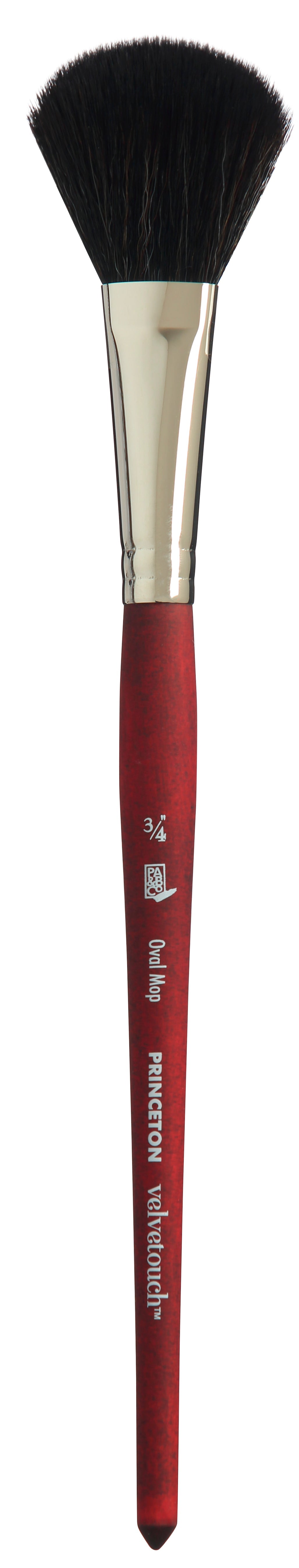 Univerzálny štetec PRINCETON Velvetouch Oval Mop s krátkou rúčkou