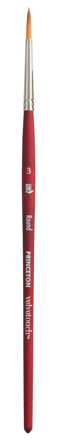 Univerzálny okrúhly štetec PRINCETON Velvetouch s krátkou rúčkou – 3