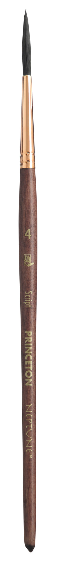 Akvarelový štetec PRINCETON Neptune Script Liner s krátkou rúčkou – 4