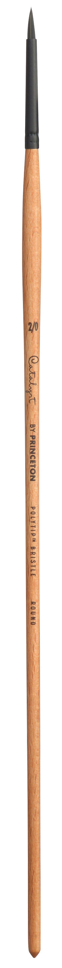 Guľatý štetec PRINCETON Catalyst Polytip s dlhou rúčkou – 2/0
