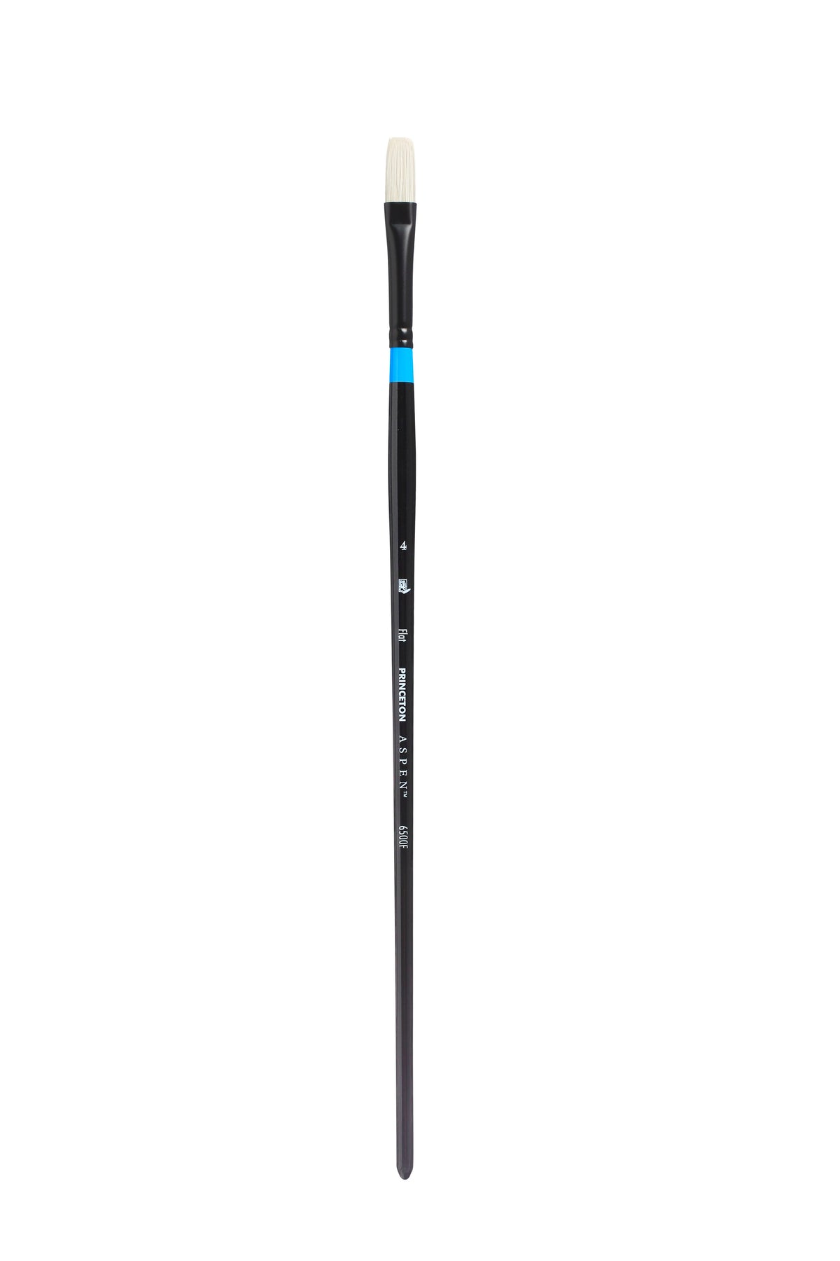 Plochý štetec PRINCETON Aspen s dlhou rúčkou – 4