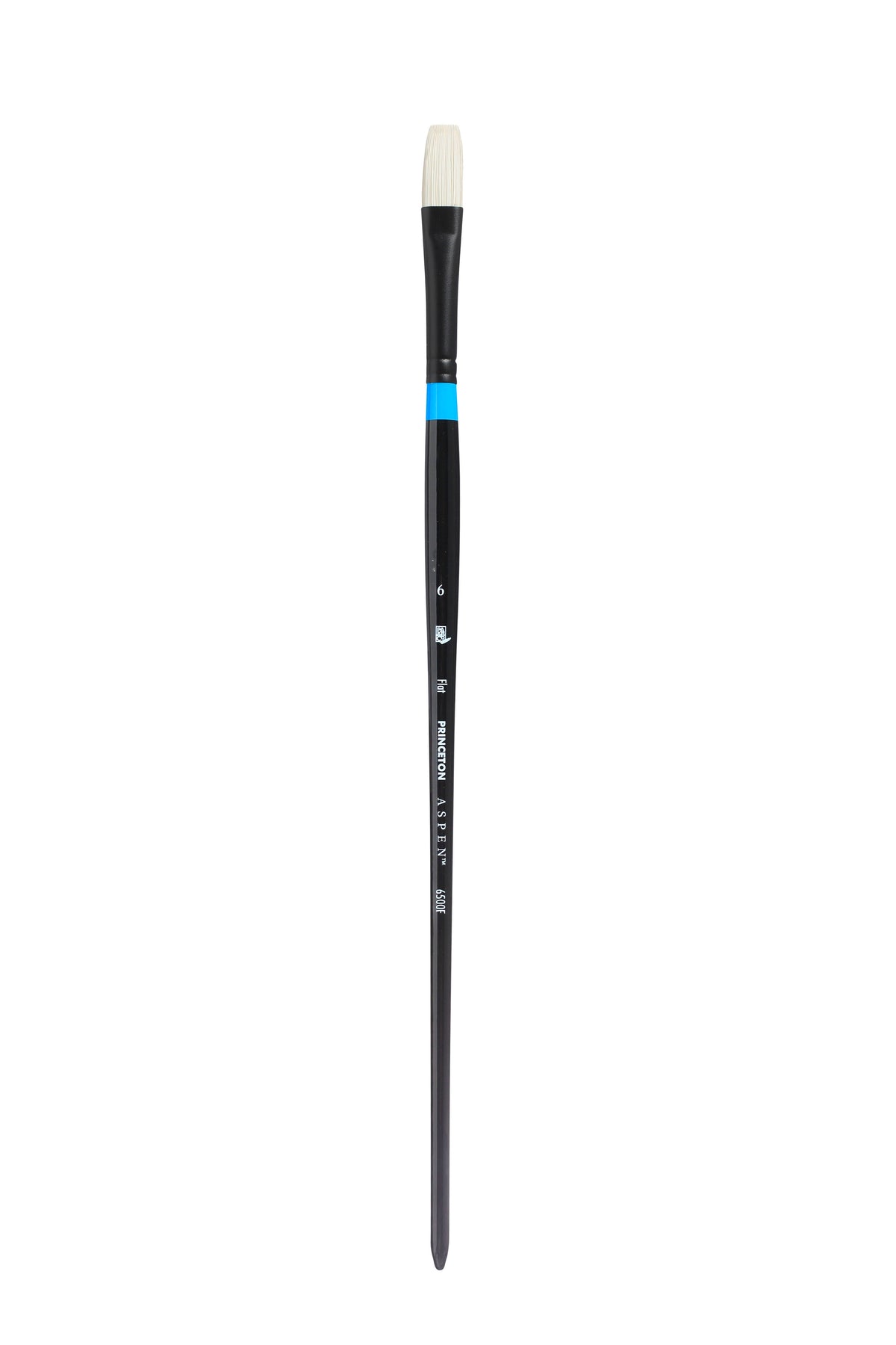 Plochý štetec PRINCETON Aspen s dlhou rúčkou – 6