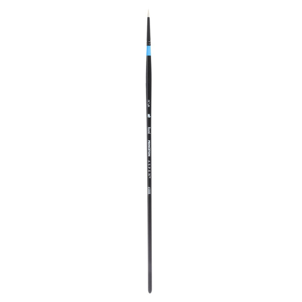 Guľatý štetec PRINCETON Aspen so syntetickými štetinami a dlhou rúčkou – 2/0