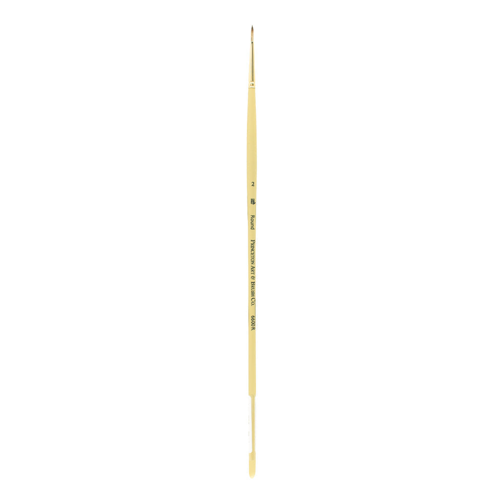 Okrúhly olejový štetec PRINCETON Imperial syntetický mongoose s dlhou rúčkou – 2