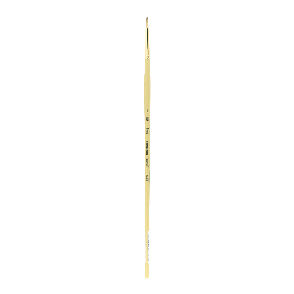 Okrúhly olejový štetec PRINCETON Imperial syntetický mongoose s dlhou rúčkou – 4