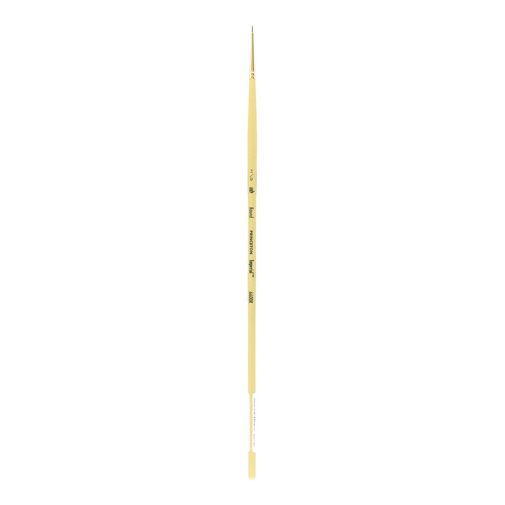 Okrúhly olejový štetec PRINCETON Imperial syntetický mongoose s dlhou rúčkou – 2/0