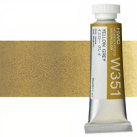 Profesionálne akvarelové farby Holbein Artists 15 ml – sivožltá
