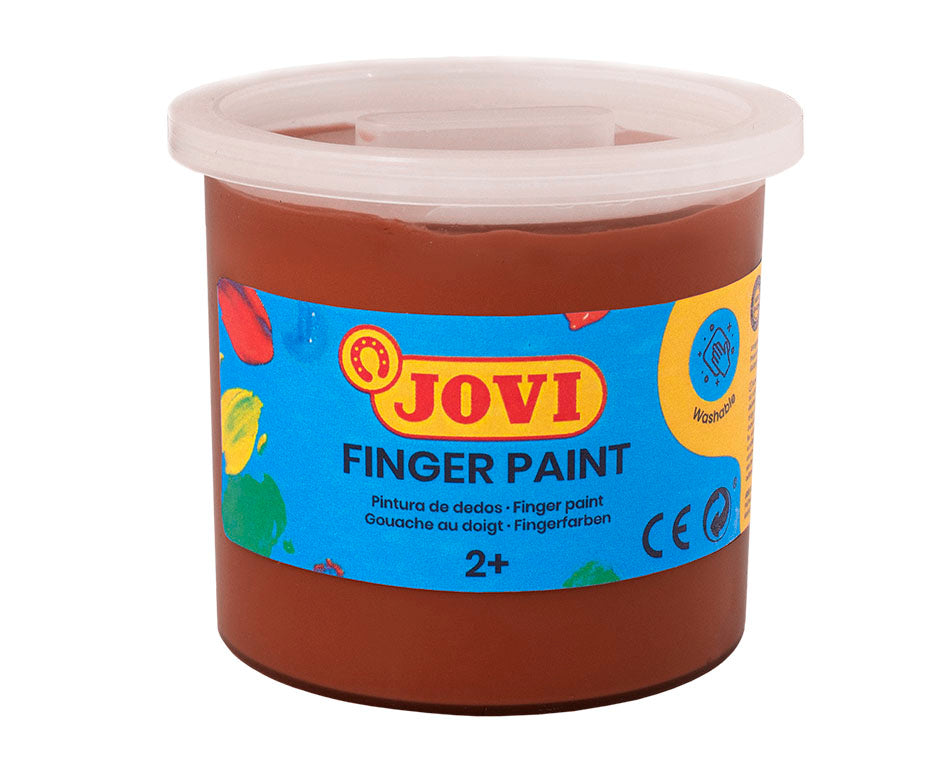 Prstová farba JOVI 125 ml | rôzne odtiene – hnedá