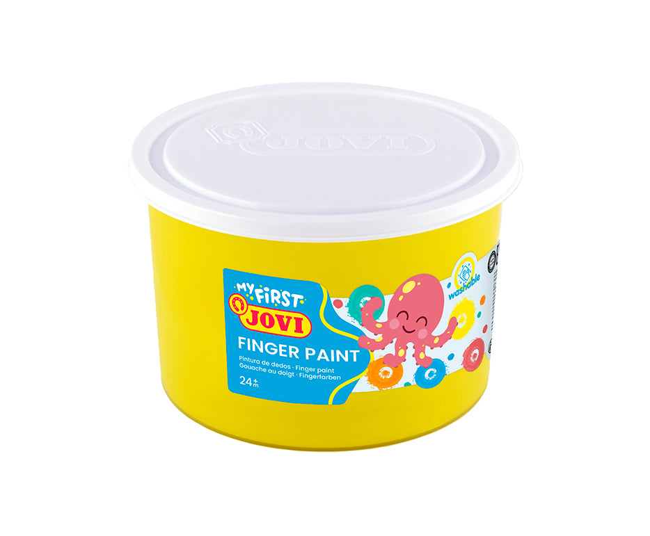 Prstová farba JOVI v tégliku 500 ml – žltá