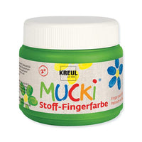 Prstové farby na textil 150 ml MUCKI – zelená