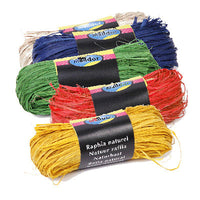 Raffia natural 50gr | rôzne farby — obrázok 2