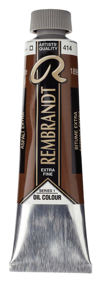 Olejová farba Rembrandt 40 ml – Asphaltum
