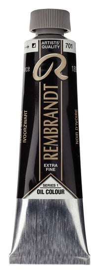 Olejová farba Rembrandt 40 ml – Ivory Black