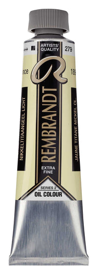 Olejová farba Rembrandt 40 ml – Nickel Titanium Yellow Light