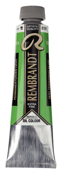 Olejová farba Rembrandt 40 ml – Permanent Green Light