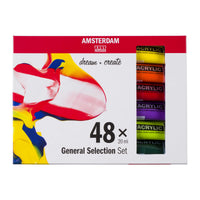 ROYAL TALENS Amsterdam sada akrylových farieb General Selection 48 x 20 ml