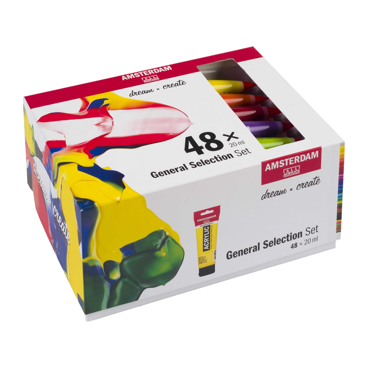 ROYAL TALENS Amsterdam sada akrylových farieb General Selection 48 x 20 ml