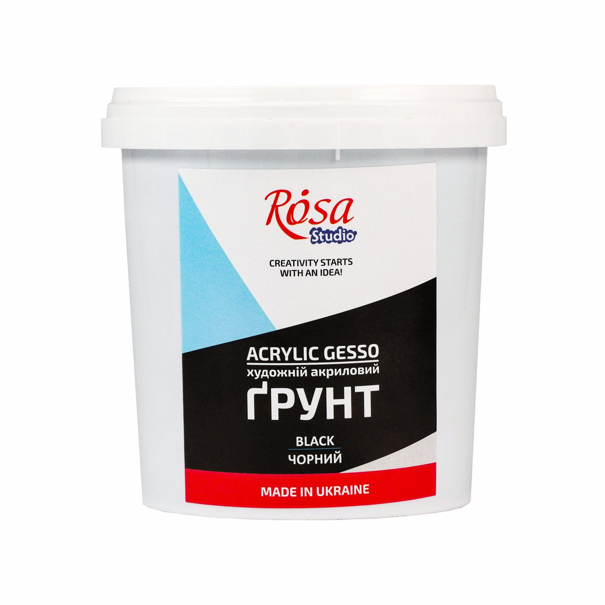 Acrylic Gesso black ROSA Studio – 500 ml