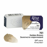Akvarelové farby Rosa Gallery panvička 2.5 ml – Golden Brown panvička