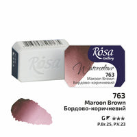 Akvarelové farby Rosa Gallery panvička 2.5 ml – Maroon Brown panvička