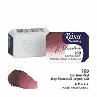Akvarelové farby Rosa Gallery panvička 2.5 ml – Carbon Red panvička