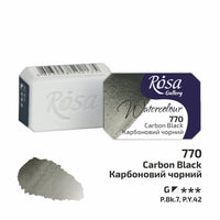 Akvarelové farby Rosa Gallery panvička 2.5 ml – Carbon Black panvička