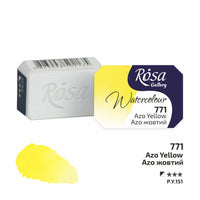 Akvarelové farby Rosa Gallery panvička 2.5 ml – Azo Yellow panvička