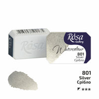 Akvarelové farby Rosa Gallery panvička 2.5 ml – Silver panvička