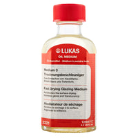 Rýchloschnúce lesklé olejové médium LUKAS Medium 3 125 ml