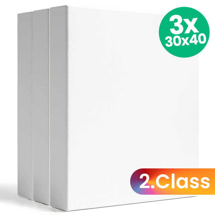 Sada 3D maliarskeho plátna 3 ks - 2. akosť - 30x40 cm — obrázok 1