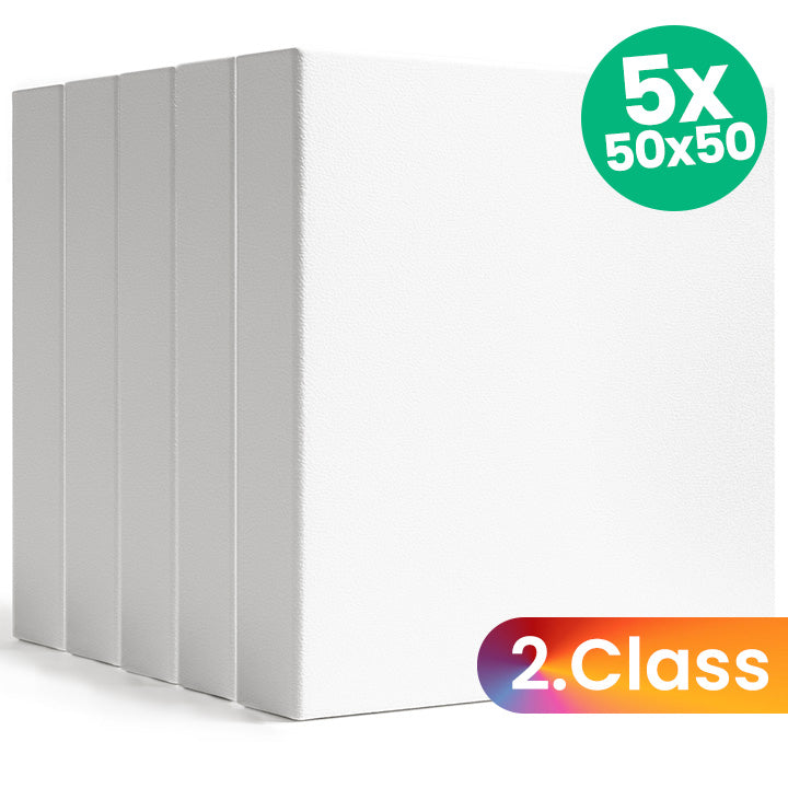 Sada 3D maliarskeho plátna 5 ks - 2. akosť - 50x50 cm — obrázok 1